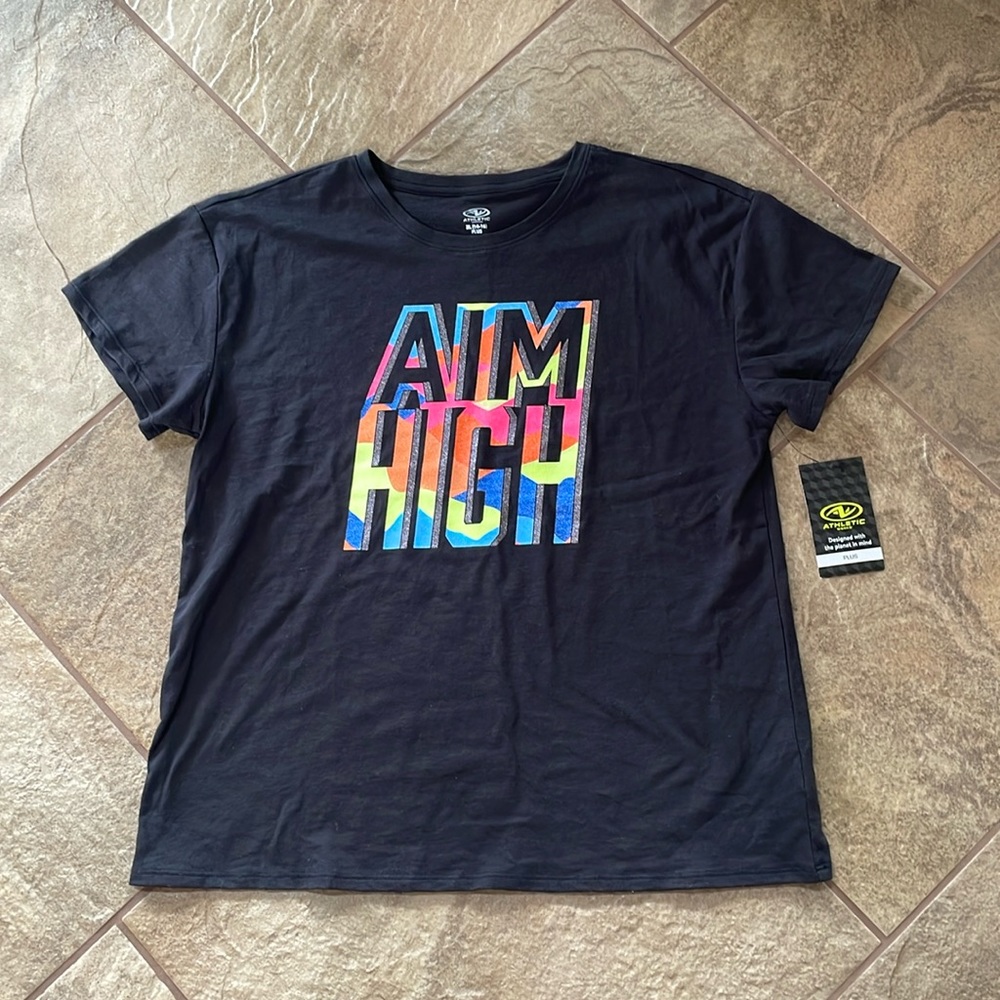 + ATHLETIC WORKS + Glitter T-Shirt